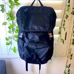 Prada black backpack